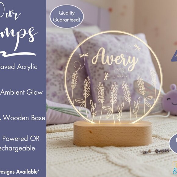 Custom Garden LED Night Light – Unique Decor for Nature Enthusiasts - Picture 3 of 8